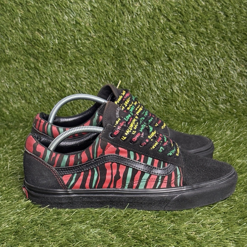 Vans x A Tribe Called Quest ATCQ Old Skool 2018 Mens Size 10.5 Black Lyric Laces